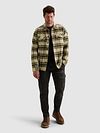 PME Legend Overshirt Brushed Check Loden Green