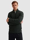 Vanguard Pullover Half Zip Wollmix Dunkelgrün