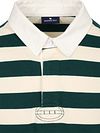 Steppin' Out Rugby Poloshirt Streifen Grun Ecru Product / Detail