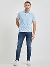 McGregor Piqué Poloshirt Hellblau Model / Voorkant