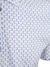R2 Amsterdam Half Zip Polo Hvid Print Product / Detail