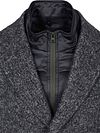 Suitable Coat Wełna Herringbone Granatowy