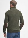 Jersey de lana Barbour con parche verde Model / Achterkant