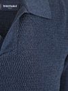 Jersey Suitable Riva Structure Mélange Navy Product / Detail