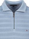 Jersey Tommy Hilfiger con media cremallera estructurada en índigo Product / Detail