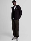 Lyle & Scott Jas Softshell Fleece Sort Model / Voorkant