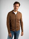 Kardigan Suitable z wełny merynosów, camel Model / Voorkant z Stefan