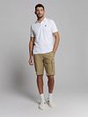 No Excess Short Stretch Cargo Khaki Model / Voorkant