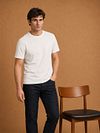 King Essentials The Steve T-Shirt Light Grey Model / Voorkant