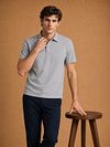 King Essentials The James Polo Shirt Grey Model / Voorkant