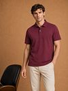 King Essentials The James Polotröja Vinröd Model / Voorkant