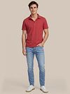 King Essentials The James Polo Shirt Red Model / Voorkant