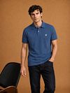 King Essentials The Rene Polo Shirt Indigo Model / Voorkant
