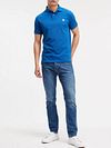 King Essentials The Rene Poloshirt Royal Blau Model / Voorkant