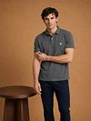 King Essentials The Rene Polo Shirt Anthracite Model / Voorkant