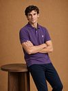 King Essentials The Rene Polo Shirt Purple Model / Voorkant