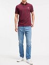King Essentials Der Rene Poloshirt Burgund Model / Voorkant