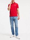 King Essentials The Rene Polo Shirt Red Model / Voorkant