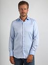 Suitable Shirt Knitted Piqué Light Blue Model / Voorkant with Stefan