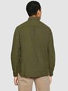KnowledgeCotton Apparel Camisa Forrest Night Model / Achterkant