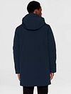 KnowledgeCotton Apparel Climate Shell Jacke Navy Model / Achterkant