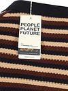 KnowledgeCotton Apparel Polo A Righe Brown Product / Detail