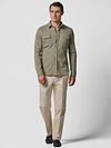 Koszula overshirt Profuomo Western w kolorze zielonym Model / Voorkant