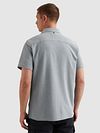 Koszula z krótkim rękawem PME Legend Jersey Interlock Rain Washed w kolorze niebieski Model / Achterkant
