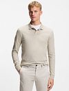 Koszulka polo BOSS Passerby w kolorze ecru Model / Voorkant