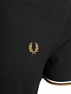 Koszulka polo Fred Perry Twin Tipped M3600 w kolorze czarnym P69 Product / Detail