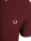 Koszulka polo Fred Perry Twin Tipped M3600 w kolorze czerwonym 08B Product / Detail