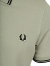 Koszulka polo Fred Perry Twin Tipped M3600 w kolorze zielonym S23 Product / Detail