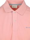 Koszulka polo GANT z kontrastową piką w kolorze różowym Product / Detail