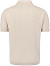 Koszulka polo No Excess Half Zip w kolorze ecru Product / Achterkant