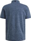 Koszulka polo PME Legend Jacquard Jersey w kolorze niebieskim Product / Achterkant