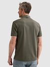 Koszulka polo Vanguard z piki Pewter, regular fit, ciemnozielona Model / Achterkant