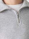 Jersey con cremallera Lacoste gris claro Model / Detail