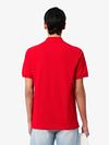 Lacoste Pikétröja Breathable Röd Model / Achterkant