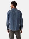 Levi's Barstow Western Shirt Indigo Blue Model / Achterkant