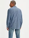 Levi's Barstow Western Shirt Mid Blue  Model / Achterkant