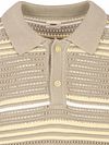 Levi's Stickad Polo Randig Beige Product / Detail