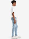 Jeansy Levi's 511 z denimu w kolorze mid grey Model / Zijkant