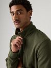 Bluza Levi's Half Zip w kolorze oliwkowym Model / Voorkant