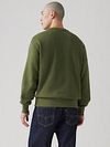 Sweter Levi's Authentic Logo w kolorze oliwkowym Model / Achterkant