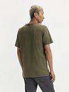 Levi's T-skjorte Original Mørkegrønn Model / Achterkant
