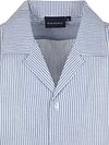 Suitable Short Sleeve Overhemd Stripe Seersucker Lichtblauw Product / Detail