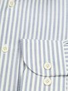 Profuomo Hemd Peached Stripes Flanel Blauw Product / Detail