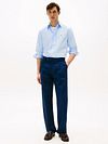 Tommy Hilfiger Poplin Overhemd Flex Lichtblauw Model / Voorkant