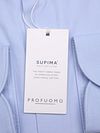 Profuomo Twill Overhemd Supima Cotton Lichtblauw Product / Detail