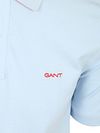 Gant Contrast Piqué Poloshirt Fresh Blauw Product / Detail